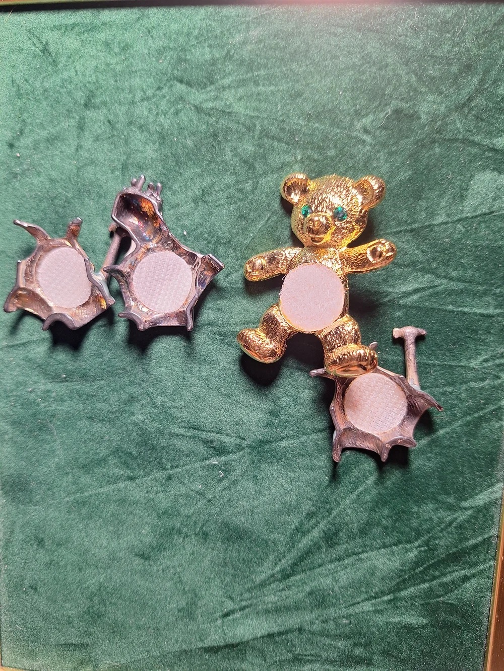Vintage Teddy Bearebi Brooch Set By Edgar Berebi